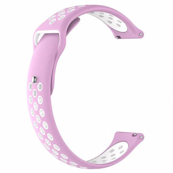 Силиконовый ремешок Active Air для Smart Watch 20mm Powder / White