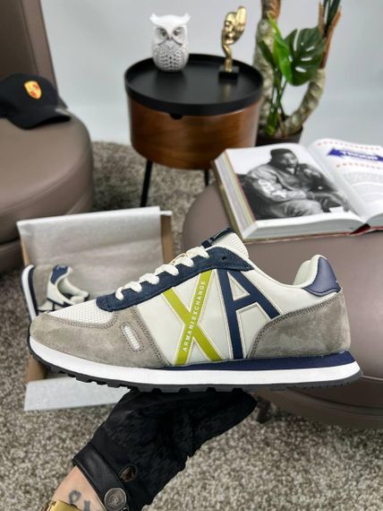 Чоловічі кросівки Exchange AX Grey White замша , текстиль , В'єтнам 42 26.5-27см | Зображення 6