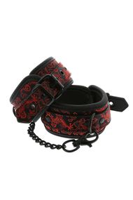 Кайдани BLAZE DELUXE ANKLE CUFFS, Червоний, Регульований