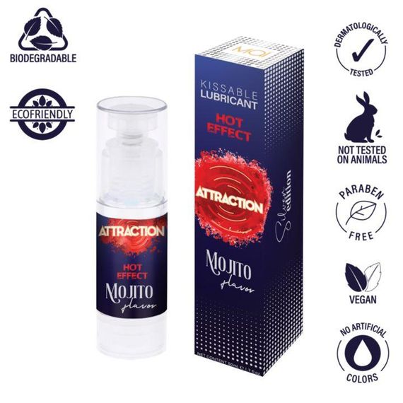 Лубрикант - MAI Attraction Heat Mojito, 50 мл Sex Aura