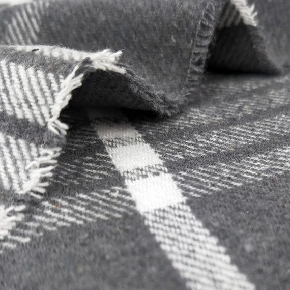 Плед бавовняний HORACE сірий Love You 140 x 200 см | Зображення 3