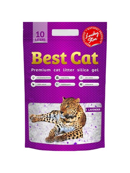 Силікагелевий наповнювач Best Cat Purple Lawanda 10л/4