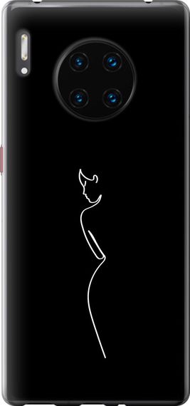 Чехол на Huawei Mate 30 Pro Силуэт1 "4590u-1796-17620"