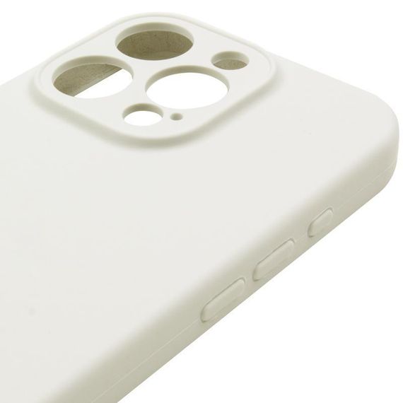 Чохол Silicone Case Full Camera Protective (AA) для Apple iPhone 14 Pro Max (6.7") Бежевий / Antique White | Зображення 3