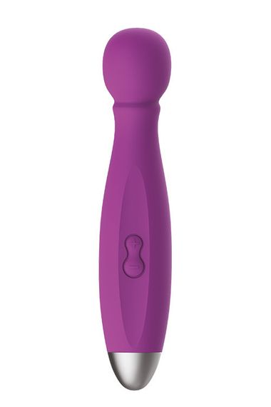 Вібратор вібромасажер секс-іграшка Dream Toys Queenpin Purple — 3 насадки, 9 режимів, USB-заряджання | Зображення 3