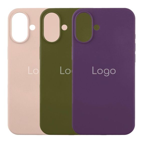 Чохол Silicone Case Full Size (AA) для iPhone 16 Колір 74.Рожевий Pomelo | Зображення 1
