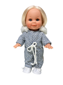 Коллекционная Испанская Кукла Ламаджик с Ароматом Ванили 30 см Виниловая Девочка Блондинка Инид с Прошитыми Волосами Lamagik Magic