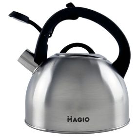 Чайник Magio MG-1192 со свистком, металический чайник из нержавейки, чайники MS-536 для плит
