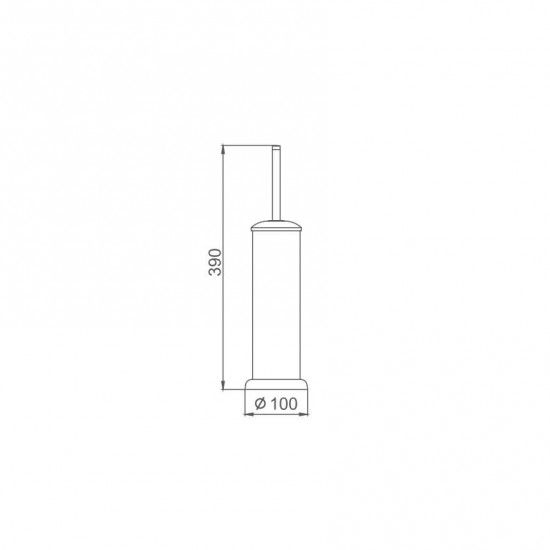 Йоршик для унітазу підлоговий Frap F901 | Зображення 1