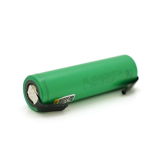 Акумулятор 18650 Li-Ion LiitoKala Lii-VTC5A-N(Nickel), 2600mAh (2500-2600mAh), 3.7V (2.75-4.2V), Green, PVC | Зображення 1
