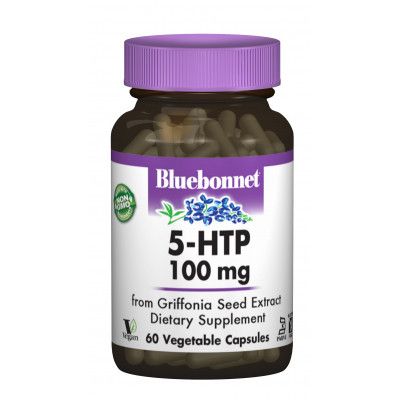 Аминокислота Bluebonnet Nutrition 5-HTP (Гидрокситриптофан), 100 мг, 60 капсул (BLB0051)