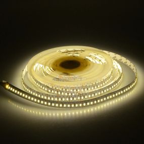 Світлодіодна стрічка негерметична теплий відтінок 12V 20.4W 3014 WHITE PCB IP20 1m (BY-029/204)