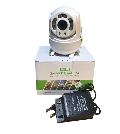 Камера відеоспостереження вулична CAMERA YCC365 plus Wi-Fi 360 4 Мп 5v камера wifi зовнішнього спостереження для будинку | Зображення 1