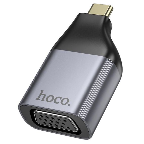 Переходник Hoco UA34 Type-C to VGA Metal grey