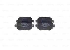 Колодки гальмівні дискові SKODA OCTAVIA 1.8 2.0 2012-,SEAT LEON 2012-задн.  BOSCH (0986494797)