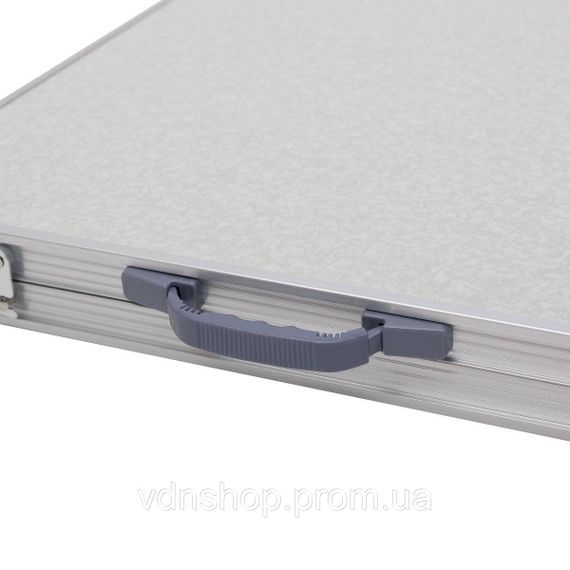 Стіл і 4 стільці для пікніка набір туристичних алюмінієвих складних алюмінієвих меблів для кемпінгу 8812-4 | Зображення 1