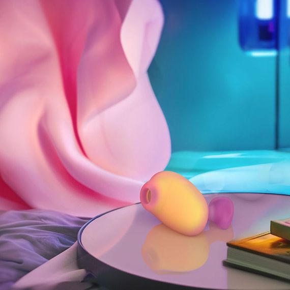 Вібратор з вакуумно-пульсуючою стимуляцією ROMP Kiss помаранчевий Sex Aura | Зображення 3