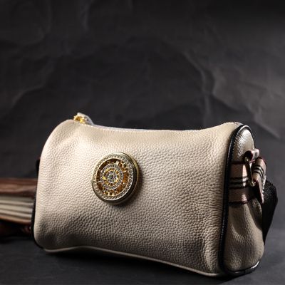 Сумка Vintage З натуральної шкіри Біла (22264) | Зображення 9