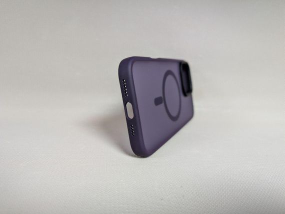 Чохол для iPhone 16 Pro Max / Айфон 16 Про Макс Wave Matte Insane, TPU, матовий, напівпрозорий, фіолетовий | Зображення 1