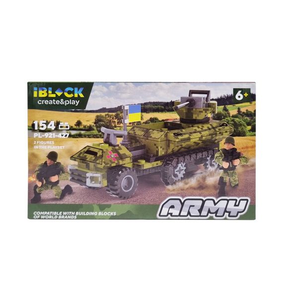 Дитячий конструктор військова техніка IBLOCK Армія Розвиваючий конструктор для дітей від 6-років