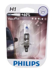 12258VPB1 (PHILIPS) H1 VisionPlus (+60% ) 12V 55W P14,5s Blst. 1 pc.