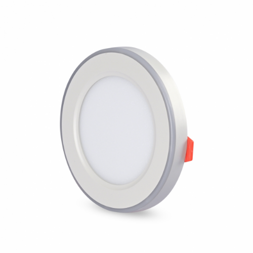 LED Світильник врізний 6W+3W 5000+2700К з декоративною підсвіткою VL-DL4R-0652 Videx | Зображення 3