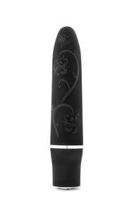 Чорний міні-вібратор ROSE BLISS VIBE, 7,5х2см