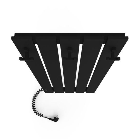 Электрическая полотенцесушилка Laris Зебра Бостон ЧФ(Ч)5 1200 Е (подкл. слева) | Зображення 3