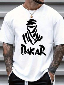 Футболка чоловіча з принтом повсякденна L Білий