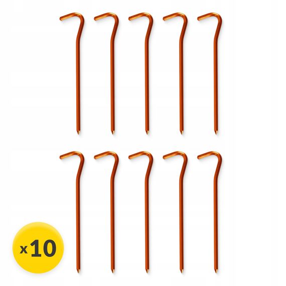 Набір кілочків для намету Mountain Goat алюмінієві 18 см, Hex 10 шт (P-5905973406871) | Зображення 4