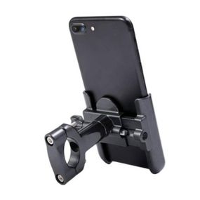 Велотримач для телефону універсальний алюмінієвий BG-098 Чорний