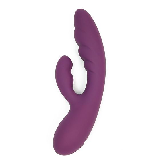 Вібратор-кролик Sweet Em, бордовий sexstyle | Зображення 1