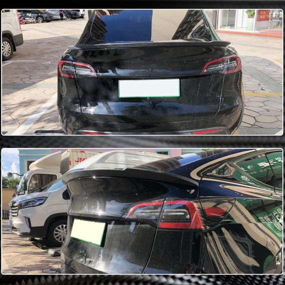 Спойлер Карбон V2 (2020-2023) для Tesla Model Y 2020- гг | Зображення 5