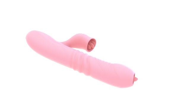 Вібратор для подвійної стимуляції Fanny Pink Sex Aura | Зображення 4