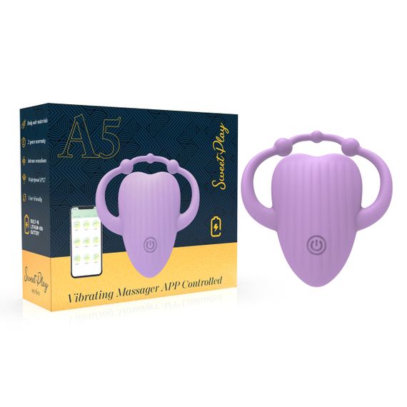 Вибратор - Erospace Sweet Play Vibrating Massager APP Controlled A5 Sex Aura
