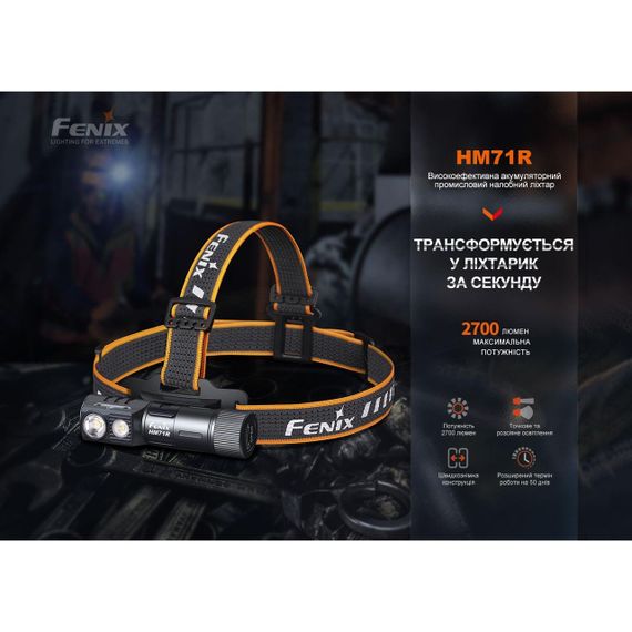 Ліхтар налобний Fenix HM71R | Зображення 5