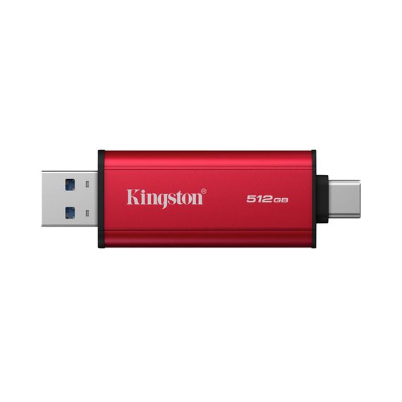 Накопичувач SSD USB Type-C 512GB Dual Portable Kingston (SPSD/512GB) | Зображення 1