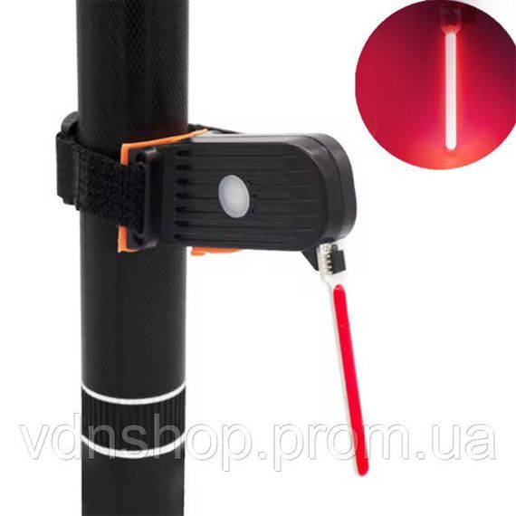 Ліхтар задній вело, Стоп-сигнал-поворот велосипедний в зборі, Задній ліхтар для шосейного велосипеда AG-82 | Зображення 1