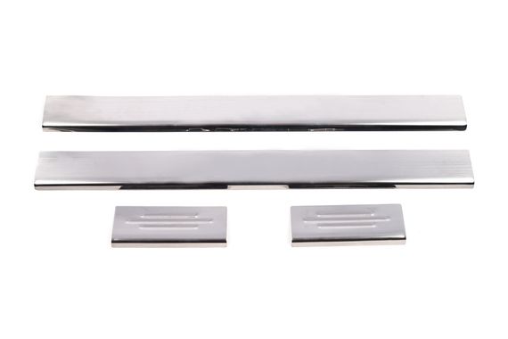 Накладки на пороги Carmos (4 шт, нерж) для Toyota Yaris 2006-2011 гг | Зображення 1