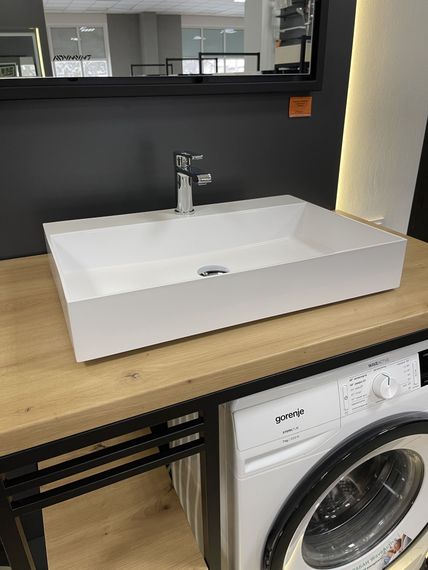 Раковина накладная Adamant SLENDER, прямоугольная (4824296204008) | Зображення 1