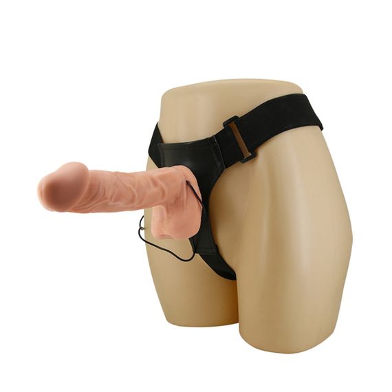 Страпон з вібро BAILE-Strap On RealDeal 10.2 Sex Aura | Зображення 5