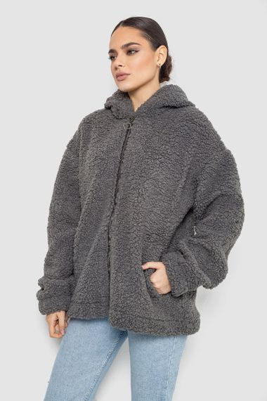 Кофта жіноча ошатна 186R622, колір сірий, 102R5265 | Зображення 2