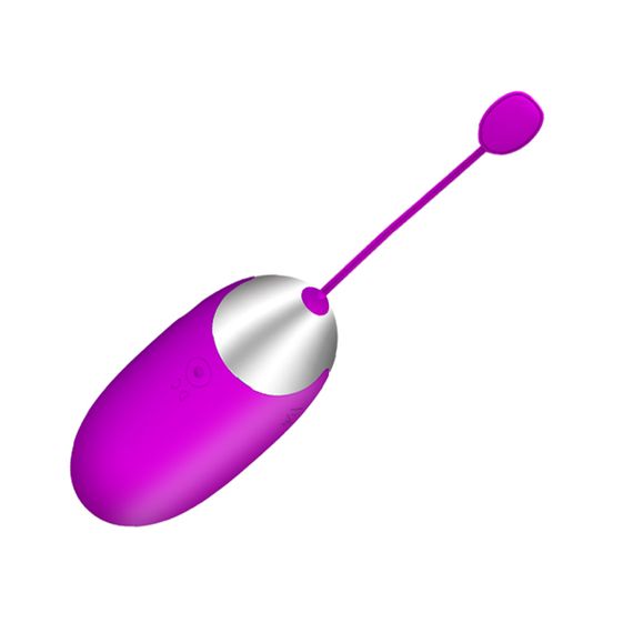 Віброяйце - Pretty Love Abner Vibrating Egg Purple (App) | Зображення 6