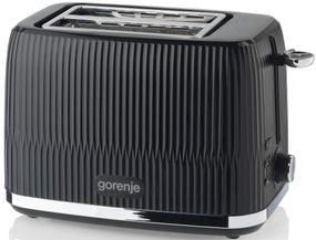 Тостер Gorenje , 850Вт, пластик/метал, чорний (T850DPB)