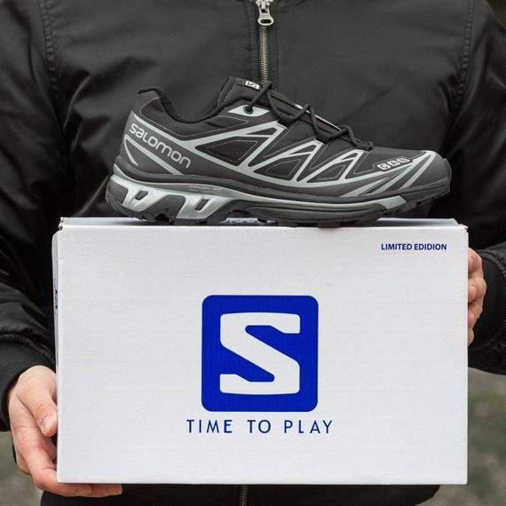 Кросівки Salomon XT-6 підкладка Gore-Tex  Silver\Black | Зображення 4
