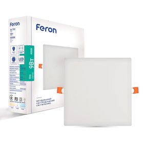 Світлодіодний вбудований світильник Feron AL702 9Вт 4000K білий