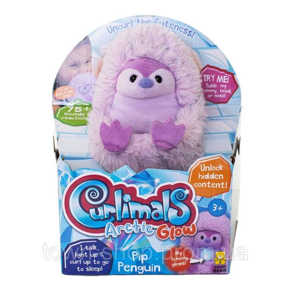 Интерактивная игрушка Пингвин Пип Curlimals 3728 серии «Arctic Glow» | Зображення 1