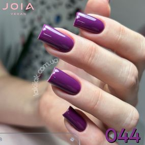 Гель-лак JOIA vegan 044 насыщеный сливовый, 6 мл