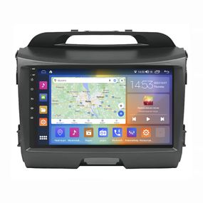 Штатная магнитола 9" Lesko для Kia Sportage III Рестайлинг 2014-2016 4/64Gb CarPlay 4G Wi-Fi GPS Prime Киа