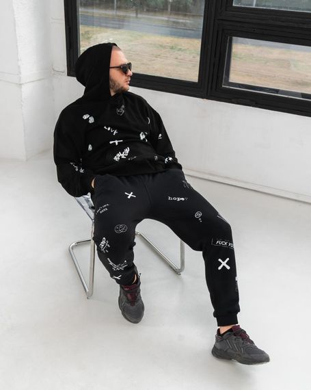 Костюм худі+штани дтф